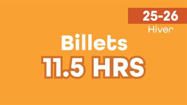 Image for: Billets 11.5h - 2025-2026